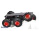 Wild Thumper 6WD All-Terrain Chassis, Black, 75:1